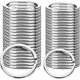 thumbnail image 1 of Anillos planos partidos LzGUNGY 100 piezas 25 mm y 28 mm metal para llaves del hogar y manualidades, 1 of 5
