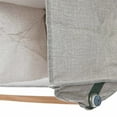 thumbnail image 7 of Household Essentials 4 Pocket Wide Organizer with Hangbar, Silver, 7 of 7