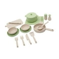 thumbnail image 1 of 14 juguetes de cocina de silicona para jugar con ollas y sartenes. Juego de cocina para jugar con alimentos. Verde, 1 of 9