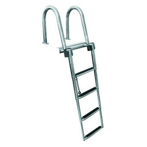 JIF Marine GAT4 4-Step Premium Stainless Rear Entry Ladder