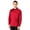 Red, variant on BlueGeneration Men's Superblend Poplin L/S Untucked Shirt - Navy Extra Large Solid