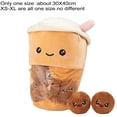 thumbnail image 1 of Cute Boba Milk Tea Plushie Toy Soft Stuffed Latte Americano Coffee Taste Milk Tea Hug Pillow Balls Bubo Tea Cup Cushion For Kids qym unisex, 1 of 2