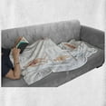 thumbnail image 6 of Human Anatomy Soft Flannel Fleece Throw Blanket, Complete Chart Different Organ Body Structures Cell Life Illustration, Cozy Plush for Indoor and Outdoor Use, 60" x 80", Multicolor, by Ambesonne, 6 of 6