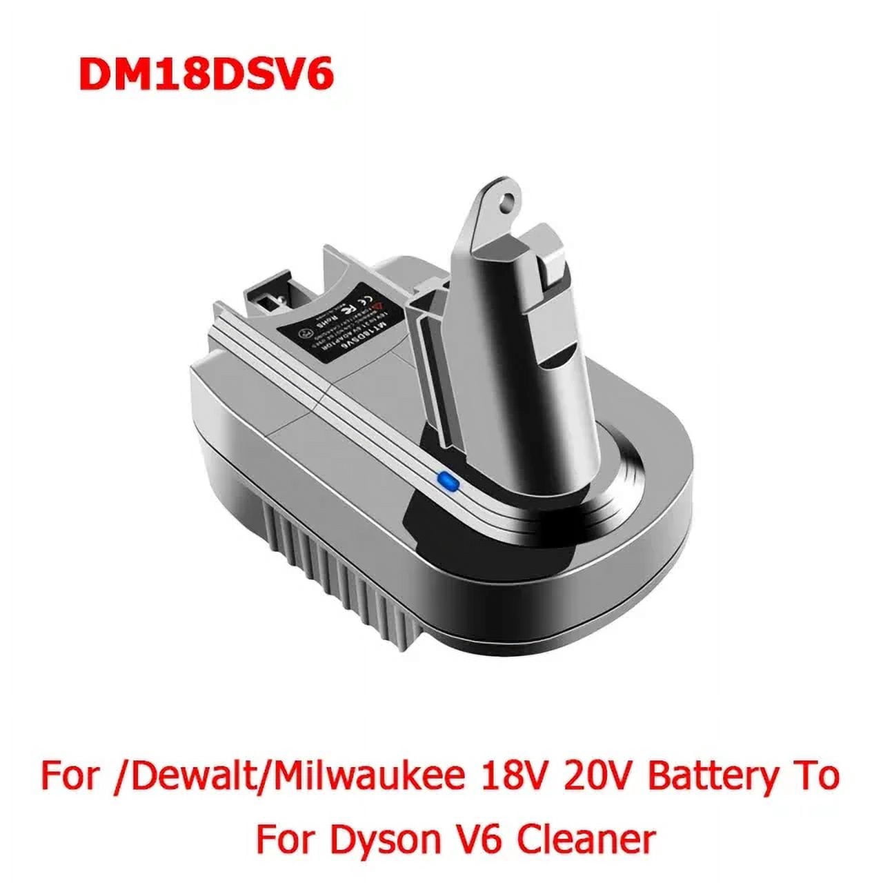 For Makita/Dewalt/Milwaukee 18V Lithium Battery Adapter Converter To for Dyson V6/V7/V8 Battery Cordless Vacuum Cleaner tool Use