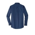 thumbnail image 6 of Port Authority Tattersall Shirt (S642) Navy/White, XL, 6 of 6