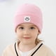 thumbnail image 2 of Gorro de punto para bebé, gorro de lana a juego, bonito gorro con estampado de emoticonos, gorro de otoño e invierno para niños, 2 of 6