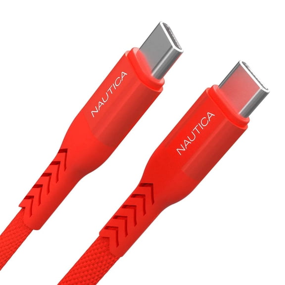 Nautica C30 USB-C to USB-C Cable – 65W Fast Charging 480Mbps Data for Pixel, Samsung, Apple More