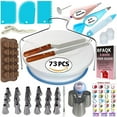thumbnail image 1 of 73PCS Cake Decorating Supplies Set Cake Turntable DIY Cream Cake Dessert Pastry Baking Kit for Kitchen Home Hotel Party, 1 of 7
