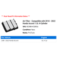 thumbnail image 2 of Air Filter - Compatible with 2018 - 2022 Honda Accord 1.5L 4-Cylinder 2019 2020 2021, 2 of 2