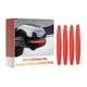 thumbnail image 2 of Tira invisible anticolisión para puerta de coche | Juego de 4 pegatinas protectoras para coche | Protector contra arañazos en espejo retrovisor y manija de puerta | Tira de fricción universal, 2 of 9