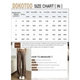 thumbnail image 4 of DOKOTOO Womens Leopard Print Pants Casual Elastic Waist Wide Leg Pants Loose Lounge Trousers with Pockets, 4 of 9