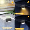 thumbnail image 3 of Outdoor Stair Solar Light IPX 65 Waterproof Garden Step LED Solar Lamp for Yard Railing Fence Pathway Patio Lawn Decor 1-16Pcs, 3 of 5