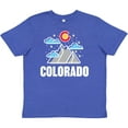 thumbnail image 3 of Inktastic Colorado Mountains and Clouds Youth T-Shirt, 3 of 5