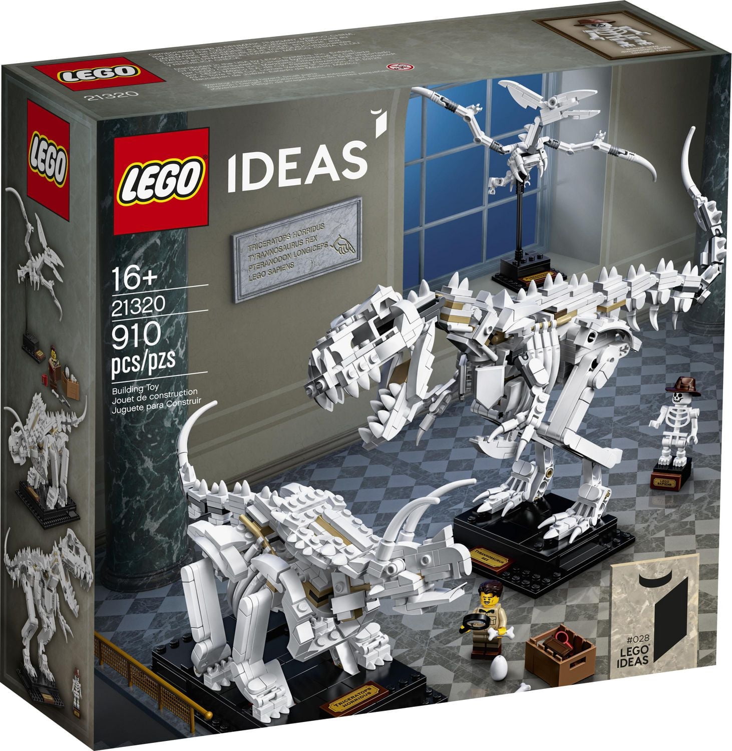 LEGO Ideas Les fossiles de dinosaures 21320