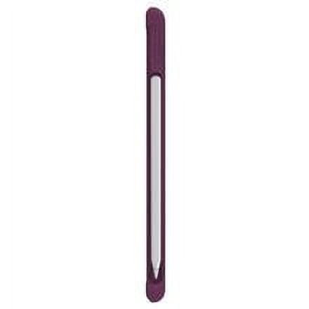 iPad Air 4 2020 Case with Pencil Holder, Shockproof Heavy Duty Case Lightweight Silicone Case for iPad Air 4 10.9 inch 2020 [Support 2nd Gen Pencil Wireless Charging] - Purple