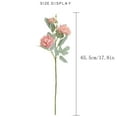 thumbnail image 3 of 1PC Artificial Flowers Outdoor UV Resistant Fake Flowers Artificial Fake Western Rose Flower Peony Bridal Party Home Decor Mother's Day Christmas Home Wedding Decorations, 3 of 8