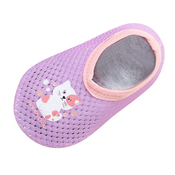 Mepaouo Baby Socks Shoes Rubber Sole Non Skid Floor Slippers Newborn Infants Crib Shoes 0-3 Years