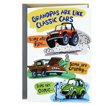 Hallmark Fathers Day Card for Grandpa (Grandpas Are Like Classic Cars)