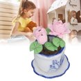 thumbnail image 1 of Tiny Potted Flower Toy, Lovely Miniature Greenery Potted Flower Ceramic Small Decorative Photos Props Lifelike  for Fish Tank, 1 of 7