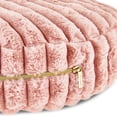 thumbnail image 4 of Vibrant Life Small Round Ribbed Orthopedic Dog Bed, Pink, 22", 4 of 6