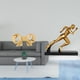 thumbnail image 2 of Asa de mueble,Tirador de latón con forma de lazo para muebles o armario,Estatua del corredor,Estatua de corredor,escultura de arte abstracto,figura,Figura de personaje coleccionable para, 2 of 8