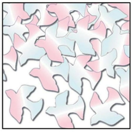 Fanci-Fetti Shiny Opalescent Doves Confetti Celebration Party Decoration
