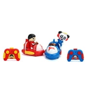 Jada Toys (1:32) Ryan's World Bumper Cars Battery-Powered RC Car, 30994