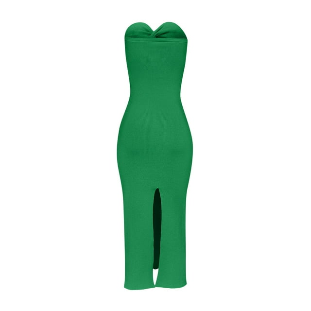 Summer Long Dress for Women Sexy Fashion Open Collar Ladies Slim Vest Mini Single Collar Rib Sexy Slim Long Dress Summer Mini Dress for Women Long Dress for Women Summer