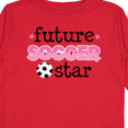 thumbnail image 4 of Inktastic Future Soccer Star Girls Girls Long Sleeve Toddler T-Shirt, 4 of 5