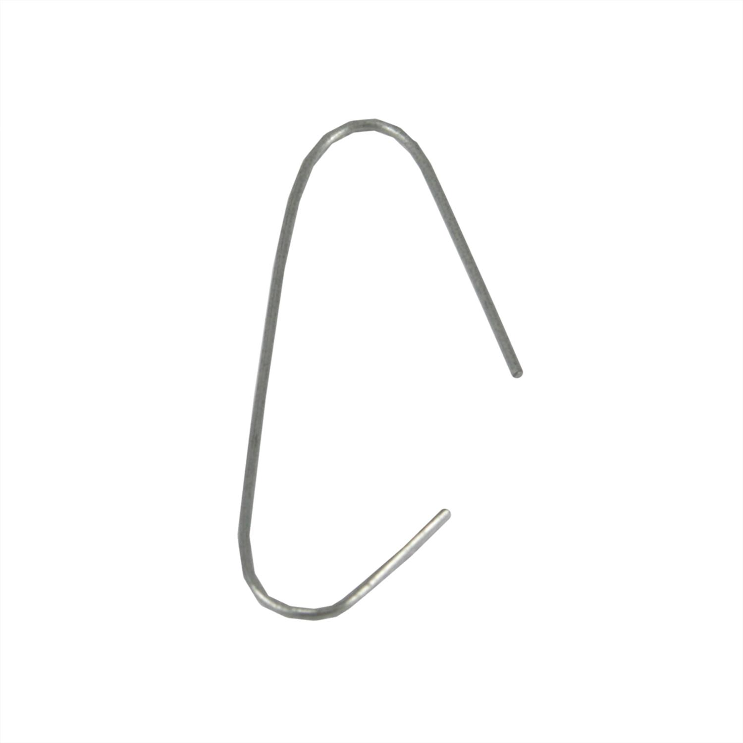 100ct Silver Metal Christmas Tree Ornament Hooks 1.25"