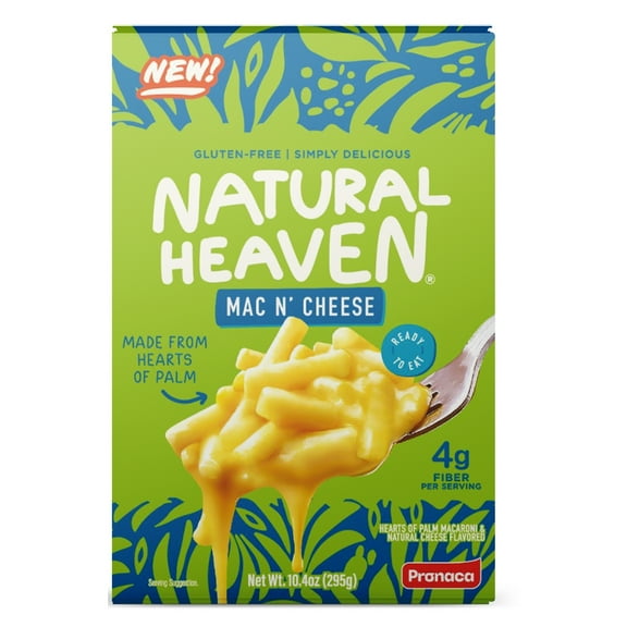 Natural Heaven - Hearts Of Palm Mac N' Cheese - 6 count, 62.43oz (295g) each - Low Fat, Gluten-Free & No added Sugar