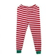 thumbnail image 2 of Ensemble Parent-Enfant Rayé Nouveau Pyjama Parent-Enfant Imprimé de Noël(2 Couleurs), 2 of 3