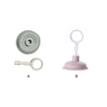 thumbnail image 4 of Yuarrent Desatascador de inodoro PP, repetido, suministro de baño, cepillo de cuenco pequeño, durabilidad, accesorios para el hogar, herramienta de Cocina y Comedor rosa Yuarrent HA025539-02, 4 of 6