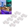 thumbnail image 4 of L Shaped COB LED Connector, 8pcs COB Strip Light Connector 8mm  For School For Home For COB Strip Light, 4 of 8