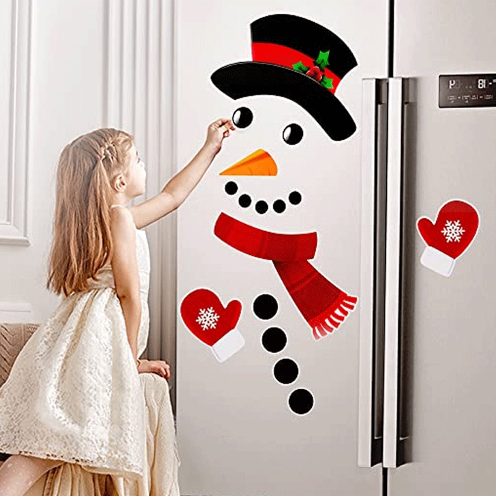 Cheers.US Christmas Snowman Refrigerator Magnets, Cute Snowman Fridge ...