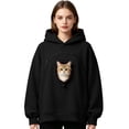 thumbnail image 2 of AURORADY Pet Pouch Hoodie for Women Men Oversized Sweatshirt with Zipper Pocket Cat Dog Carrier Pullover Top, 2 of 9