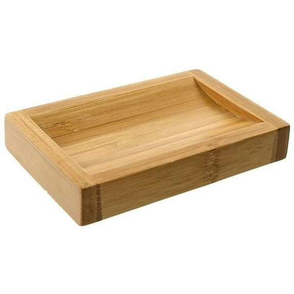 Nameeks Po11 Gedy Collection Free Standing Soap Dish - Bamboo