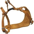 thumbnail image 3 of Genuine Leather Dog Harness 14"-17" Chest Adjustable 1/2" Straps Small (Tan), 3 of 3