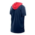 thumbnail image 3 of Men's New Era  Navy Houston Texans Combine Authentic Hooded Raglan Short-Sleeve T-Shirt, 3 of 5