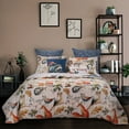 thumbnail image 3 of Woodlands Friendly Forest Whimsical Novelty Quilt Set, Cotton-Rich, Reversible, 2-Piece Twin, 3 of 4