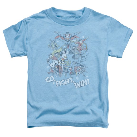 Jla - Go Fight Win - Toddler Short Sleeve Shirt - 2T