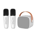 thumbnail image 4 of Altavoz pequeño inalámbrico Bluetooth, minialtavoz portátil de alto volumen, subwoofer estéreo, sistema de sonido K Song para el hogar, tubo de luz Bluetooth, 4 of 5