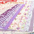 thumbnail image 4 of EEEkit 100pcs Printed Cotton Quilting Fabric for Sewing, Crafts, Patchwork, DIY Projects, 6 x 6in, 4 of 6