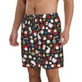 thumbnail image 2 of Logiee Rose Rabbit Print Mens Swim Trunks Quick Dry Board Shorts,Breathable Hawaii Beach Shorts Swimwear Bathing Suits-3X-Large, 2 of 6