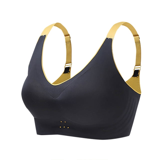 biudgviw Wireless Bras for Women Plus Size Full Coverage Soft Support Lift Push up Bralettes Comfort Seamless Bras