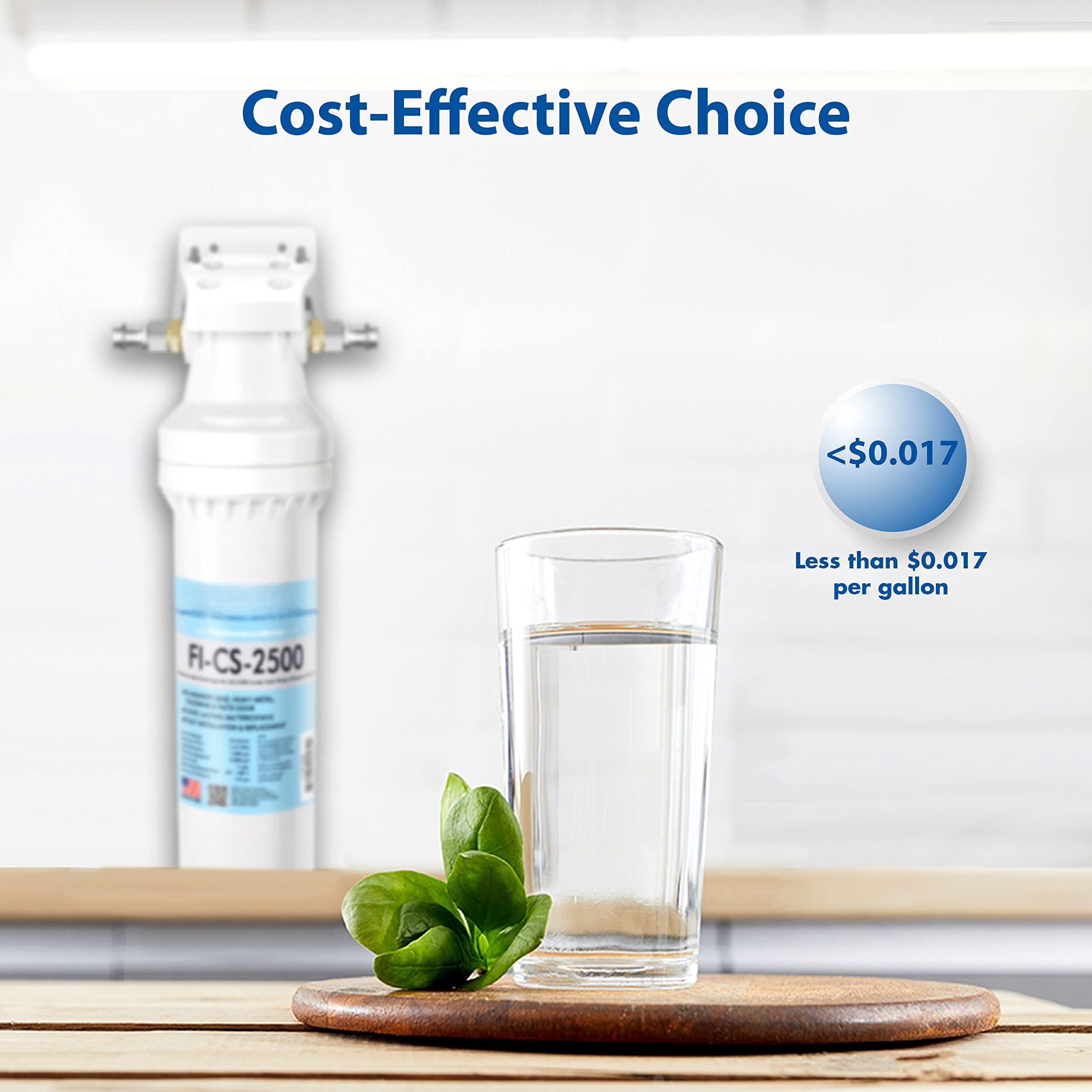 Apec Ultra High Capacity Under Sink Water Filtration System - Quality Made Filter (cs-2500)