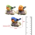 thumbnail image 4 of Adornos de pájaros de resina jardín de hadas modelo Animal Micro paisaje juguetes pintados a mano ningún nido de pájaros kusrkot Miniatura de bricolaje de hadas, 4 of 8