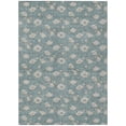 thumbnail image 2 of Addison Rugs Chantille Indoor/Outdoor Transitional Floral Teal Machine Washable Rectangle Rug, 8' x 10', 2 of 8