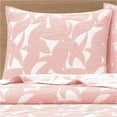 thumbnail image 4 of Mainstays Iris Leaf Stitched Pillow Sham, King, Blush Pink, 1 Pack, 4 of 6