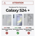 thumbnail image 3 of Dexnor Magnetic Case for Samsung Galaxy S24 Plus Case with Kickstand & 2 Front Frames & Built-in Screen Protector, Compatible with Magsafe, Bumper Rugged Shockproof Full-Body Protective Cover,Blue, 3 of 8